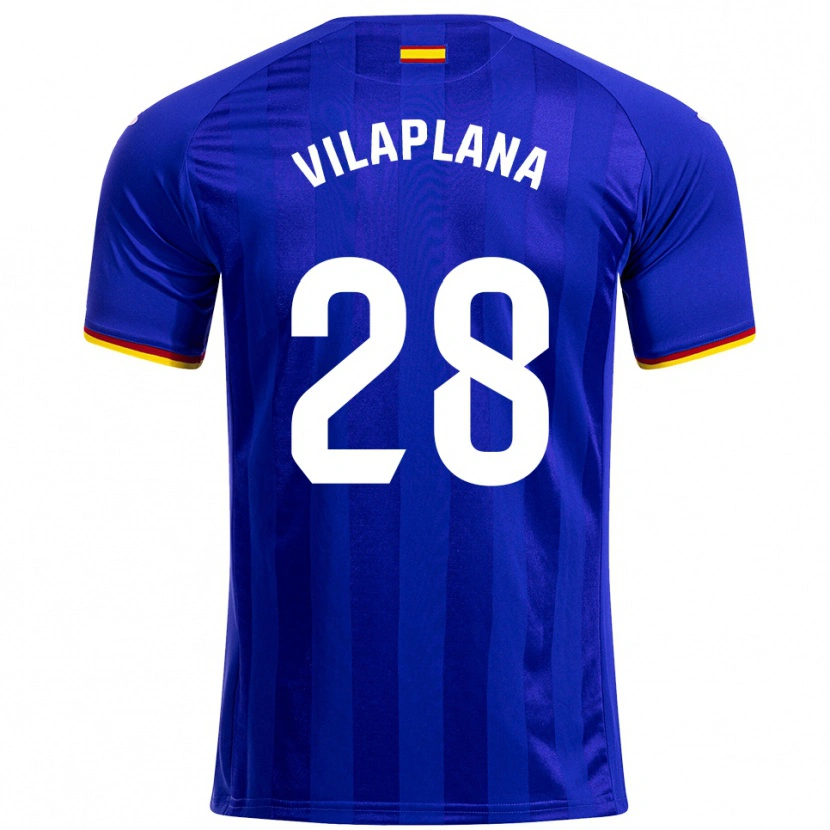 Danxen Dámské Marc Vilaplana #28 Modrá Červená Žlutá Domů Hráčské Dresy 2025/26 Dres