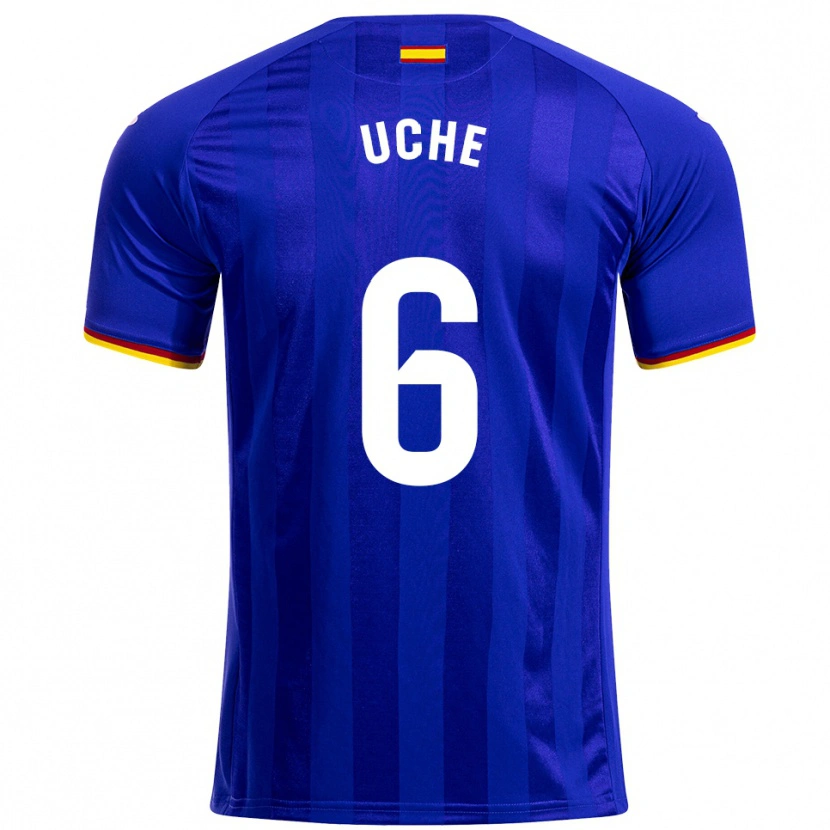 Danxen Dámské Christantus Uche #6 Modrá Červená Žlutá Domů Hráčské Dresy 2025/26 Dres