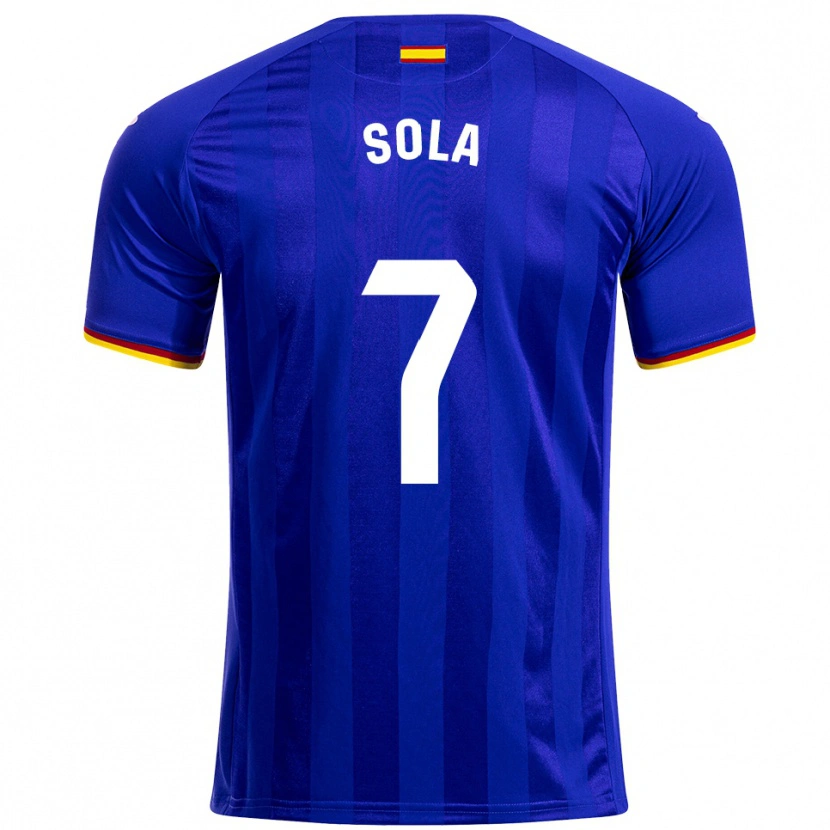 Danxen Dámské Álex Sola #7 Modrá Červená Žlutá Domů Hráčské Dresy 2025/26 Dres