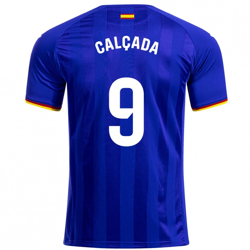 Danxen Dámské Gonzalo Calçada #9 Modrá Červená Žlutá Domů Hráčské Dresy 2025/26 Dres