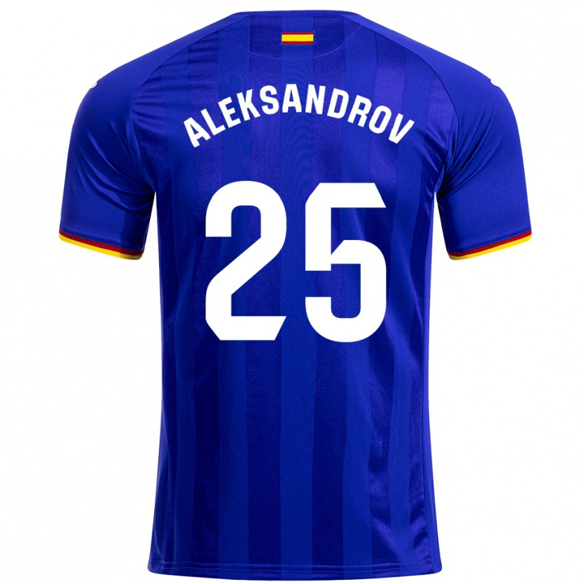 Danxen Dámské Mykyta Aleksandrov #25 Modrá Červená Žlutá Domů Hráčské Dresy 2025/26 Dres
