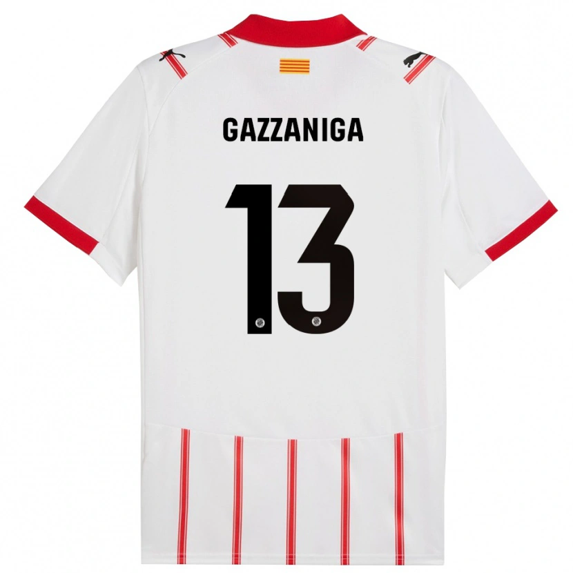Danxen Dámské Paulo Gazzaniga #13 Bílá Červená Domů Hráčské Dresy 2025/26 Dres