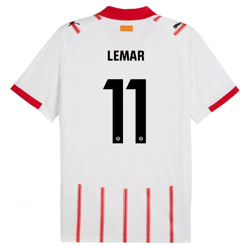 Danxen Dámské Thomas Lemar #11 Bílá Červená Domů Hráčské Dresy 2025/26 Dres