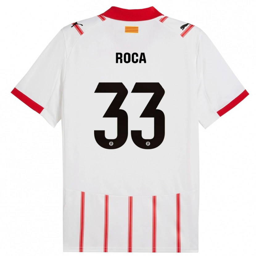 Danxen Dámské Joel Roca #33 Bílá Červená Domů Hráčské Dresy 2025/26 Dres