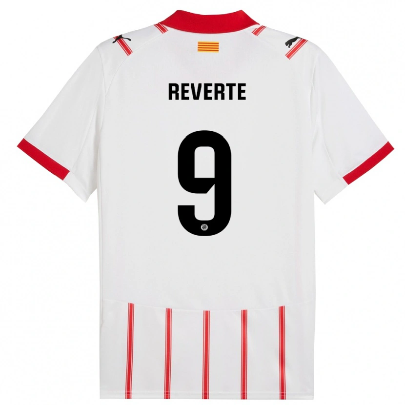 Danxen Dámské Unai Reverte #9 Bílá Červená Domů Hráčské Dresy 2025/26 Dres