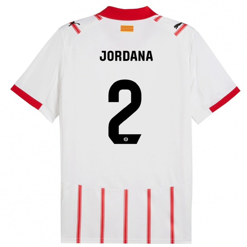 Danxen Dámské Gibert Jordana #2 Bílá Červená Domů Hráčské Dresy 2025/26 Dres