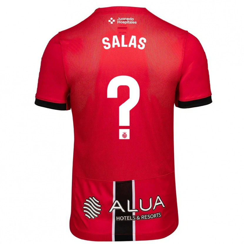 Danxen Dámské Gabriel Salas #0 Červená Černá Domů Hráčské Dresy 2025/26 Dres