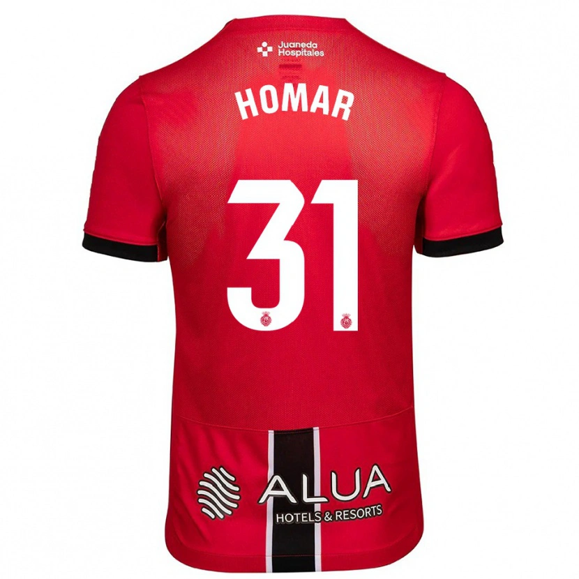 Danxen Dámské Gaspar Homar #31 Červená Černá Domů Hráčské Dresy 2025/26 Dres