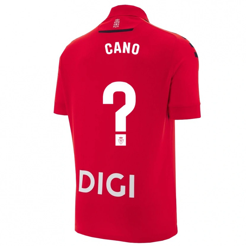 Danxen Dámské Javi Caño #0 Červená Černá Domů Hráčské Dresy 2025/26 Dres