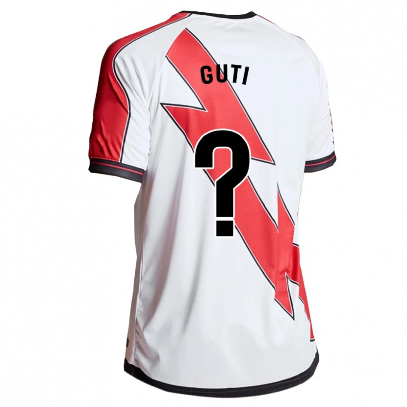 Danxen Dámské Ana María Gutiérrez Montero #0 Bílá Červená Domů Hráčské Dresy 2025/26 Dres