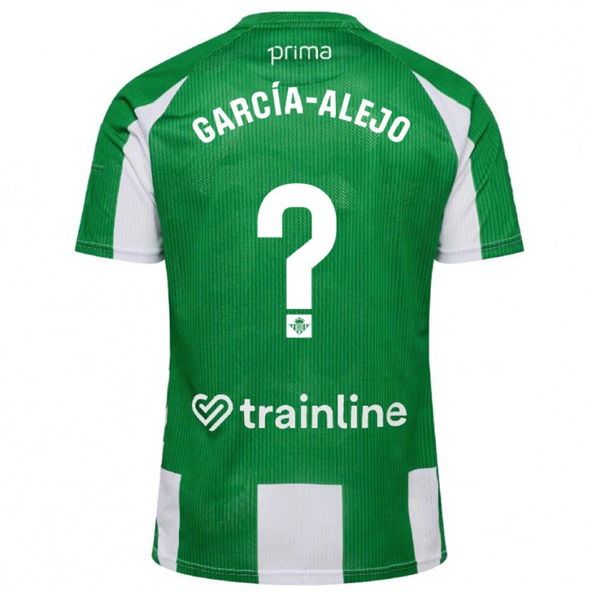 Danxen Dámské Raúl García-Alejo #0 Zelená Bílá Domů Hráčské Dresy 2025/26 Dres