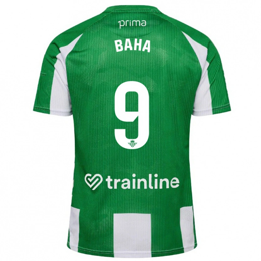 Danxen Dámské Ziyad Baha #9 Zelená Bílá Domů Hráčské Dresy 2025/26 Dres