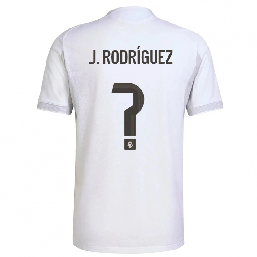 Danxen Dámské Juan Rodríguez #0 Bílá Žlutá Domů Hráčské Dresy 2025/26 Dres