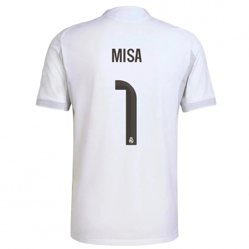 Danxen Dámské Misa Rodríguez #1 Bílá Žlutá Domů Hráčské Dresy 2025/26 Dres