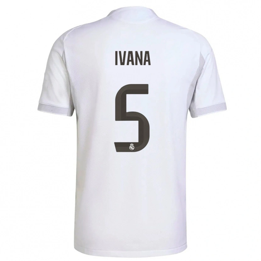 Danxen Dámské Ivana Andres #5 Bílá Žlutá Domů Hráčské Dresy 2025/26 Dres