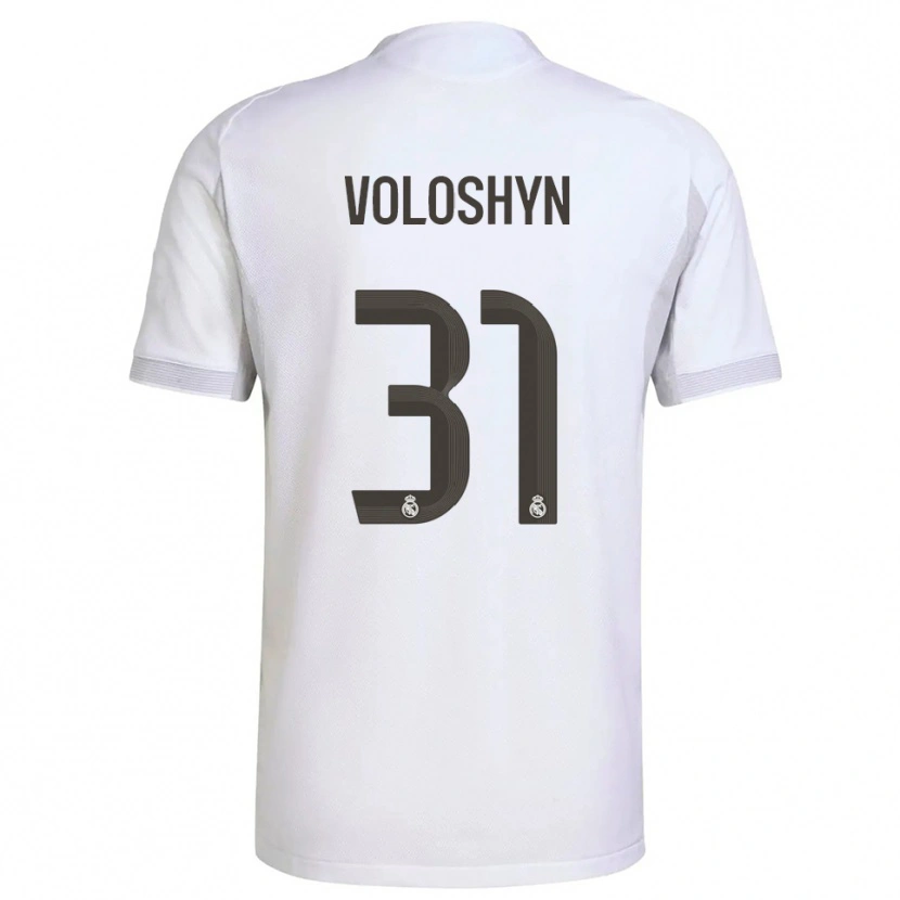 Danxen Dámské Ilya Voloshyn #31 Bílá Žlutá Domů Hráčské Dresy 2025/26 Dres