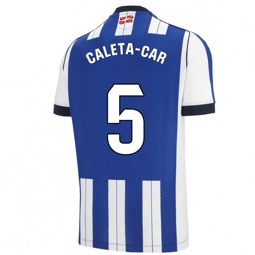 Danxen Dámské Duje Caleta-Car #5 Modrá Bílá Domů Hráčské Dresy 2025/26 Dres