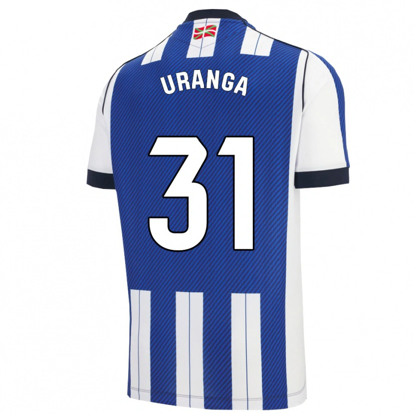 Danxen Dámské Haizea Uranga Agirre #31 Modrá Bílá Domů Hráčské Dresy 2025/26 Dres