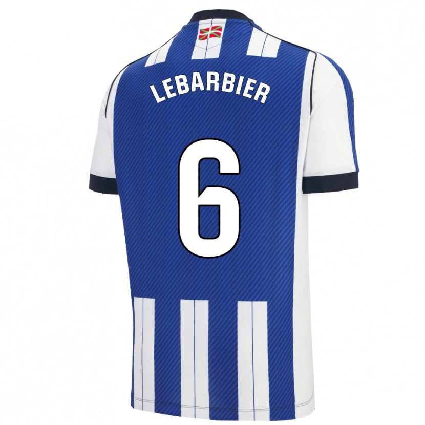 Danxen Dámské Alex Lebarbier #6 Modrá Bílá Domů Hráčské Dresy 2025/26 Dres