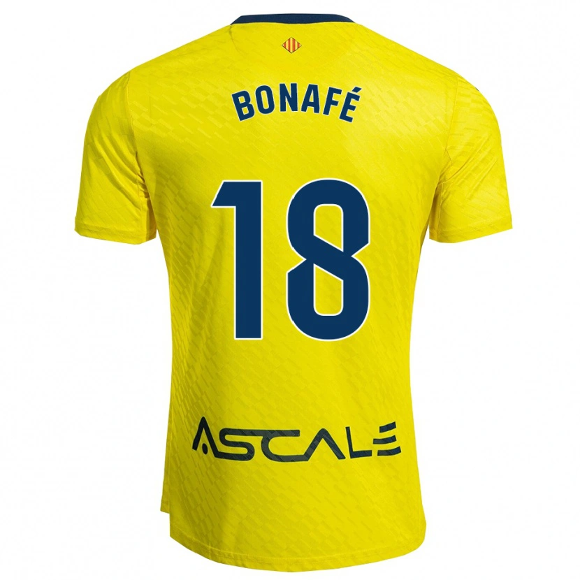 Danxen Dámské César Bonafé #18 Žlutá Tmavě Modrá Domů Hráčské Dresy 2025/26 Dres