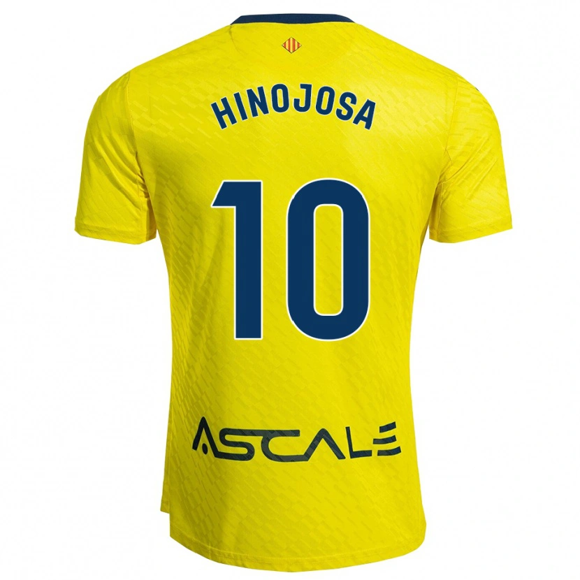 Danxen Dámské Sergio Hinojosa #10 Žlutá Tmavě Modrá Domů Hráčské Dresy 2025/26 Dres