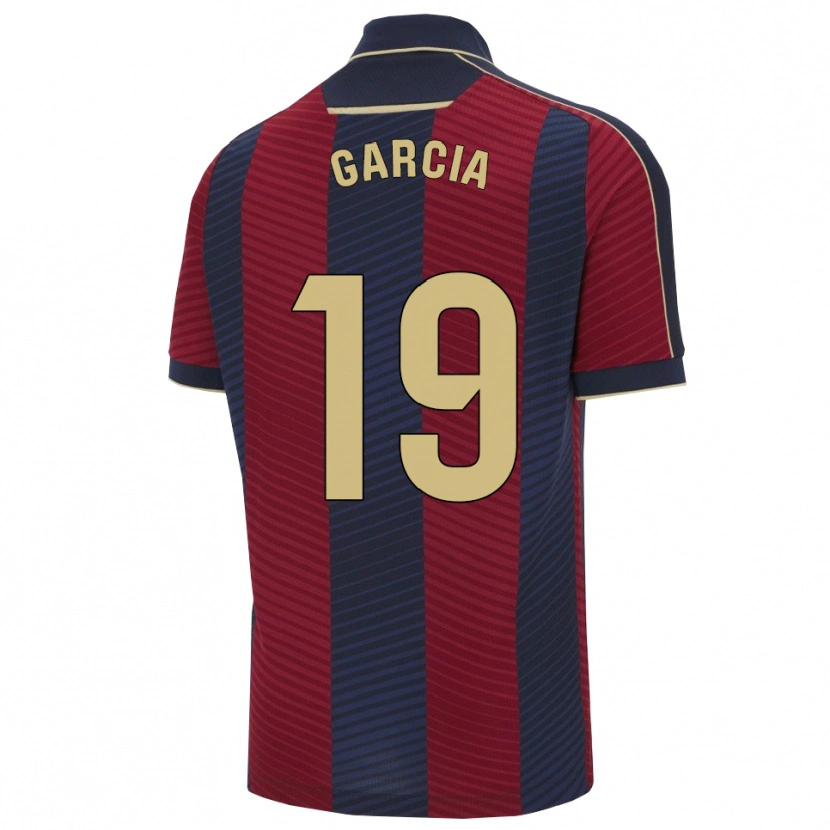 Danxen Dámské Dani García #19 Červená Tmavě Modrá Domů Hráčské Dresy 2025/26 Dres