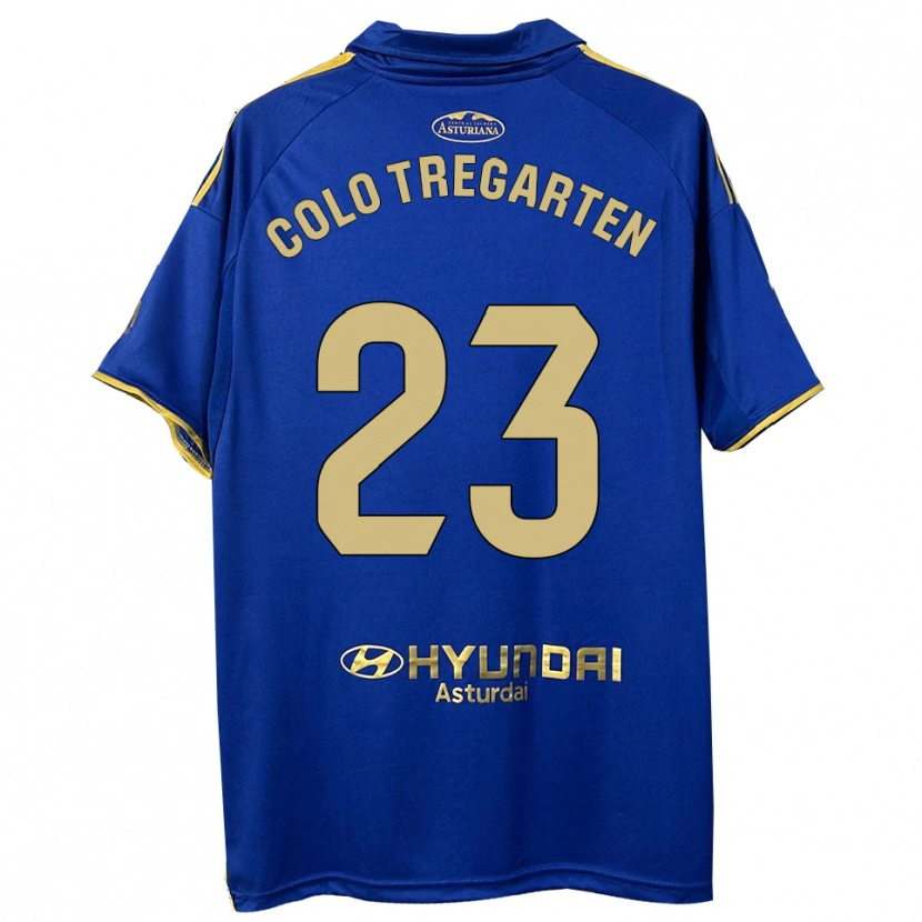 Danxen Dámské Colo Tregarten #23 Modrá Zlatá Domů Hráčské Dresy 2025/26 Dres
