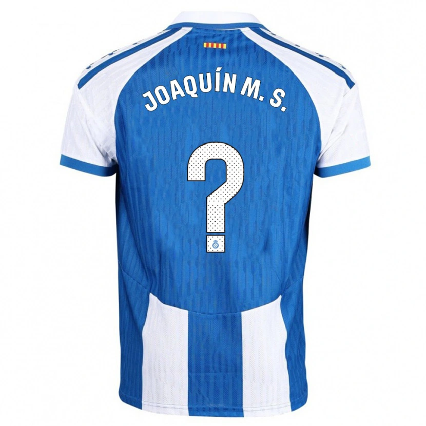 Danxen Dámské Joaquín Manuel Sánchez #0 Modrá Bílá Domů Hráčské Dresy 2025/26 Dres