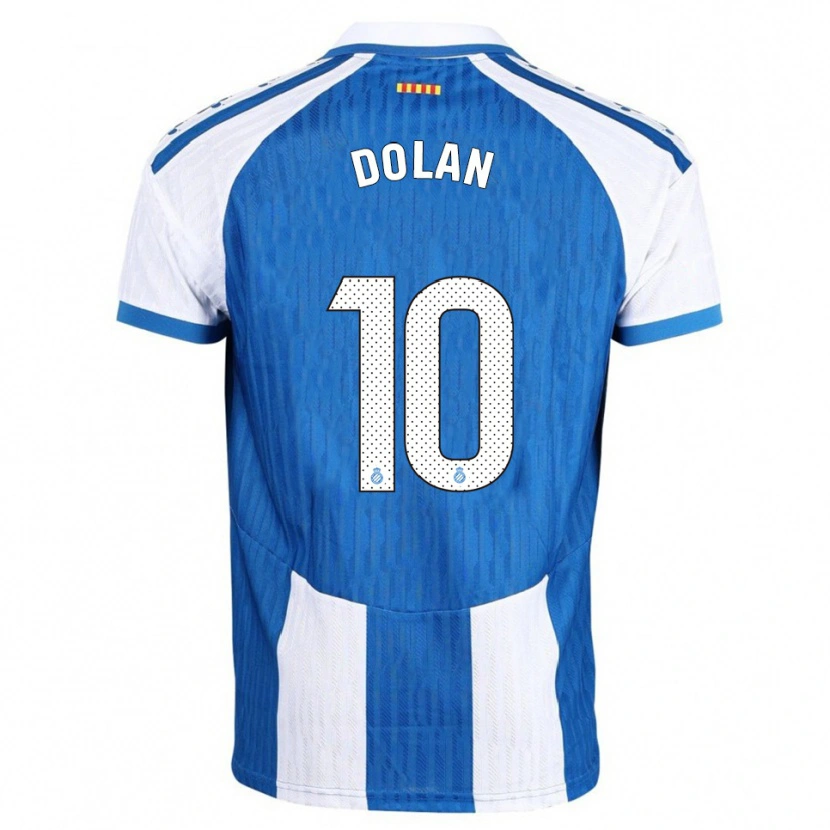 Danxen Dámské Tyrhys Dolan #10 Modrá Bílá Domů Hráčské Dresy 2025/26 Dres