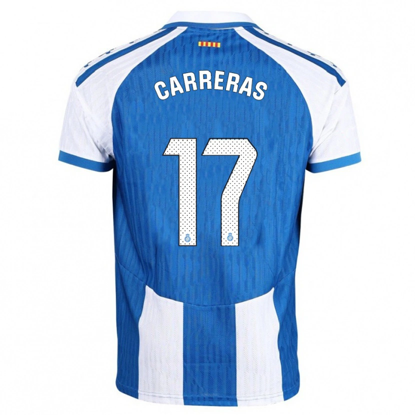 Danxen Dámské Jofre Carreras #17 Modrá Bílá Domů Hráčské Dresy 2025/26 Dres
