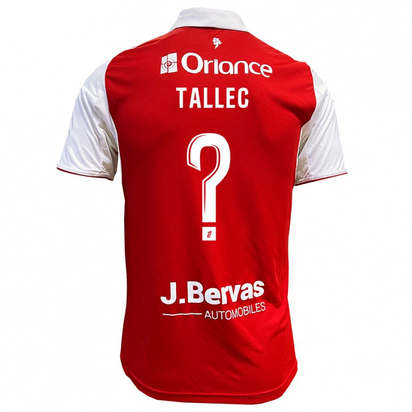 Danxen Dámské Ylionna Tallec #0 Červená Bílá Domů Hráčské Dresy 2025/26 Dres