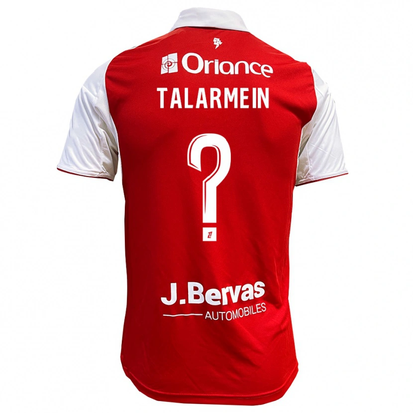Danxen Dámské Manon Talarmein #0 Červená Bílá Domů Hráčské Dresy 2025/26 Dres