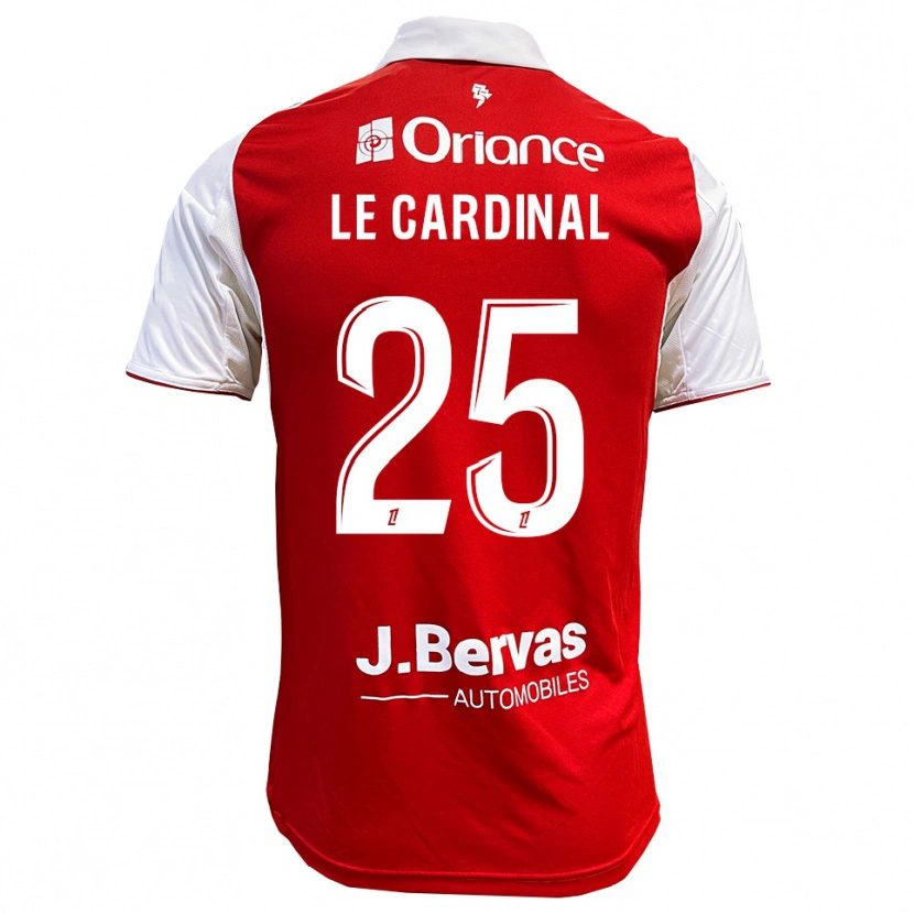 Danxen Dámské Julien Le Cardinal #25 Červená Bílá Domů Hráčské Dresy 2025/26 Dres