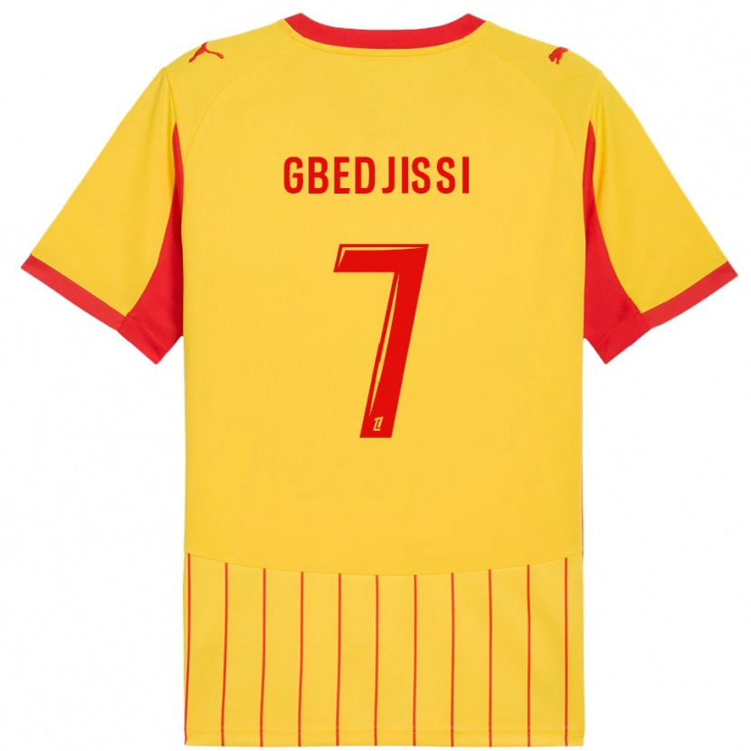 Danxen Dámské Aude Gbedjissi #7 Žlutá Červená Domů Hráčské Dresy 2025/26 Dres