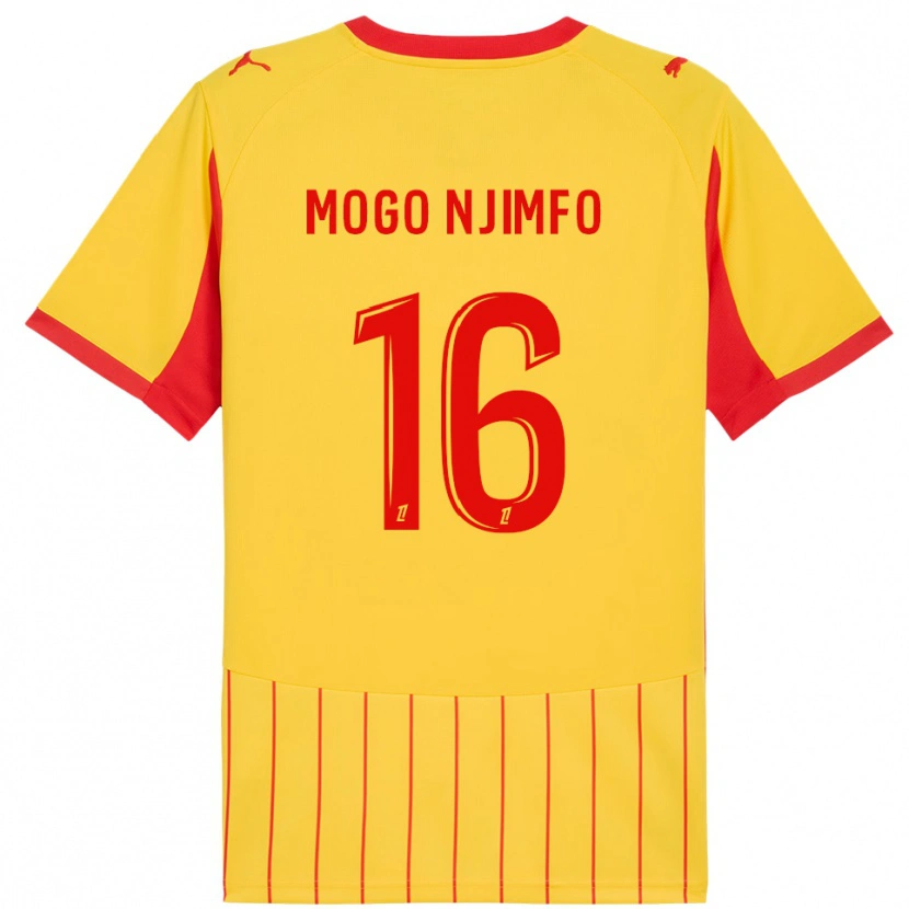 Danxen Dámské Arthur Mogo Njimfo #16 Žlutá Červená Domů Hráčské Dresy 2025/26 Dres