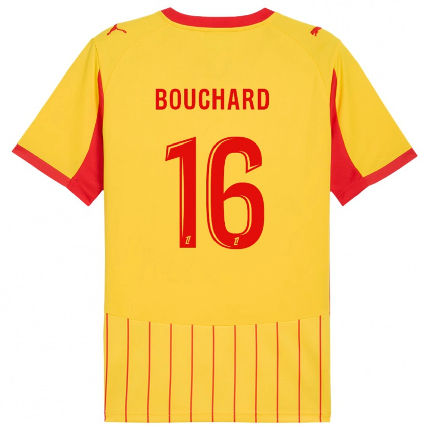 Danxen Dámské Ambre Bouchard #16 Žlutá Červená Domů Hráčské Dresy 2025/26 Dres