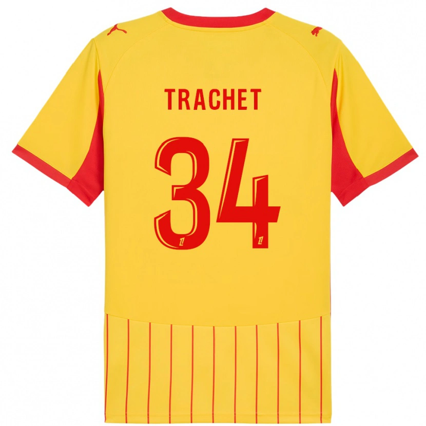 Danxen Dámské Amélie Trachet #34 Žlutá Červená Domů Hráčské Dresy 2025/26 Dres