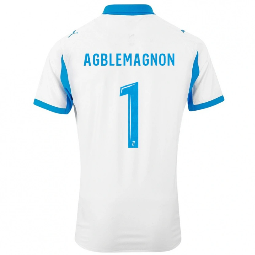 Danxen Dámské Jordan Agblemagnon #1 Bílá Nebesky Modrá Domů Hráčské Dresy 2025/26 Dres