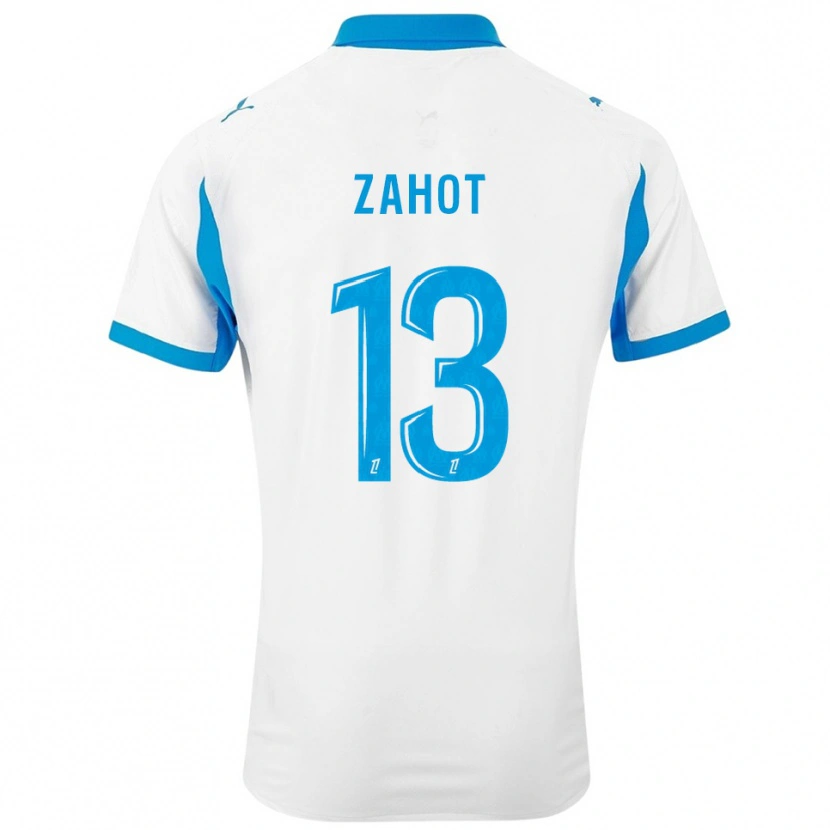 Danxen Dámské Sarah Zahot #13 Bílá Nebesky Modrá Domů Hráčské Dresy 2025/26 Dres