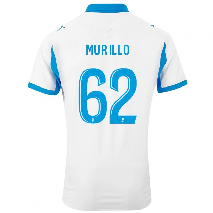 Danxen Dámské Amir Murillo #62 Bílá Nebesky Modrá Domů Hráčské Dresy 2025/26 Dres