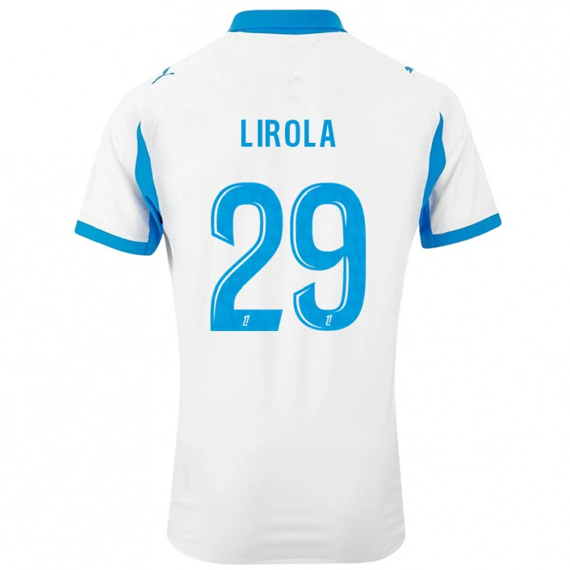 Danxen Dámské Pol Lirola #29 Bílá Nebesky Modrá Domů Hráčské Dresy 2025/26 Dres