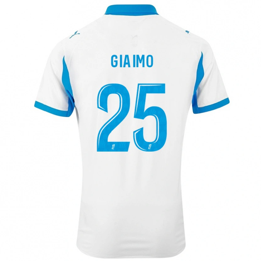 Danxen Dámské Carla Giaimo #25 Bílá Nebesky Modrá Domů Hráčské Dresy 2025/26 Dres