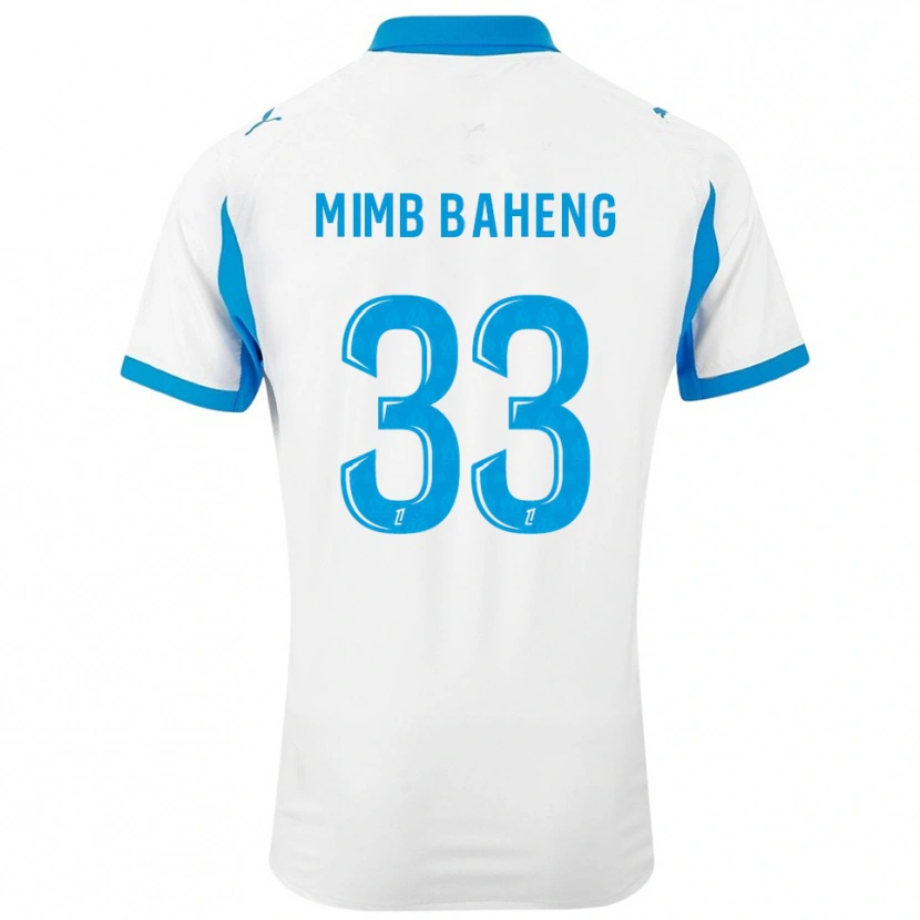 Danxen Dámské Rony Mimb Baheng #33 Bílá Nebesky Modrá Domů Hráčské Dresy 2025/26 Dres
