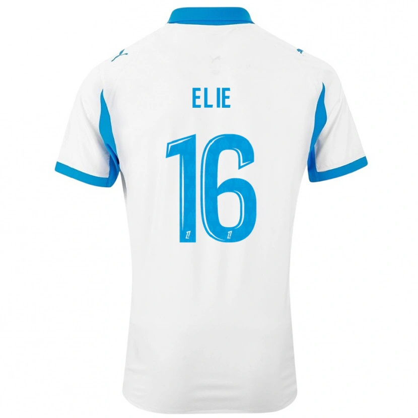Danxen Dámské Anaïs Elie #16 Bílá Nebesky Modrá Domů Hráčské Dresy 2025/26 Dres