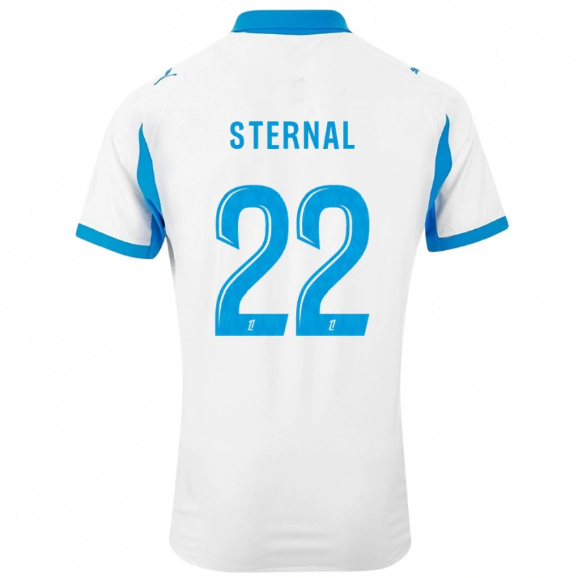 Danxen Dámské Enzo Sternal #22 Bílá Nebesky Modrá Domů Hráčské Dresy 2025/26 Dres