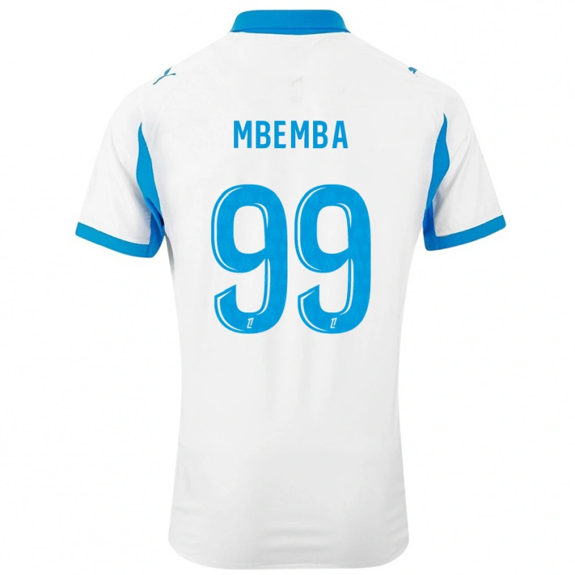 Danxen Dámské Chancel Mbemba #99 Bílá Nebesky Modrá Domů Hráčské Dresy 2025/26 Dres
