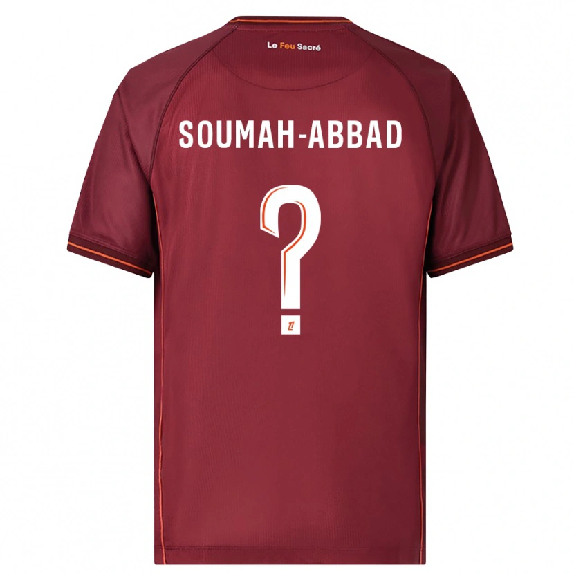 Danxen Dámské Édouard Soumah-Abbad #0 Burgundská Bílá Domů Hráčské Dresy 2025/26 Dres
