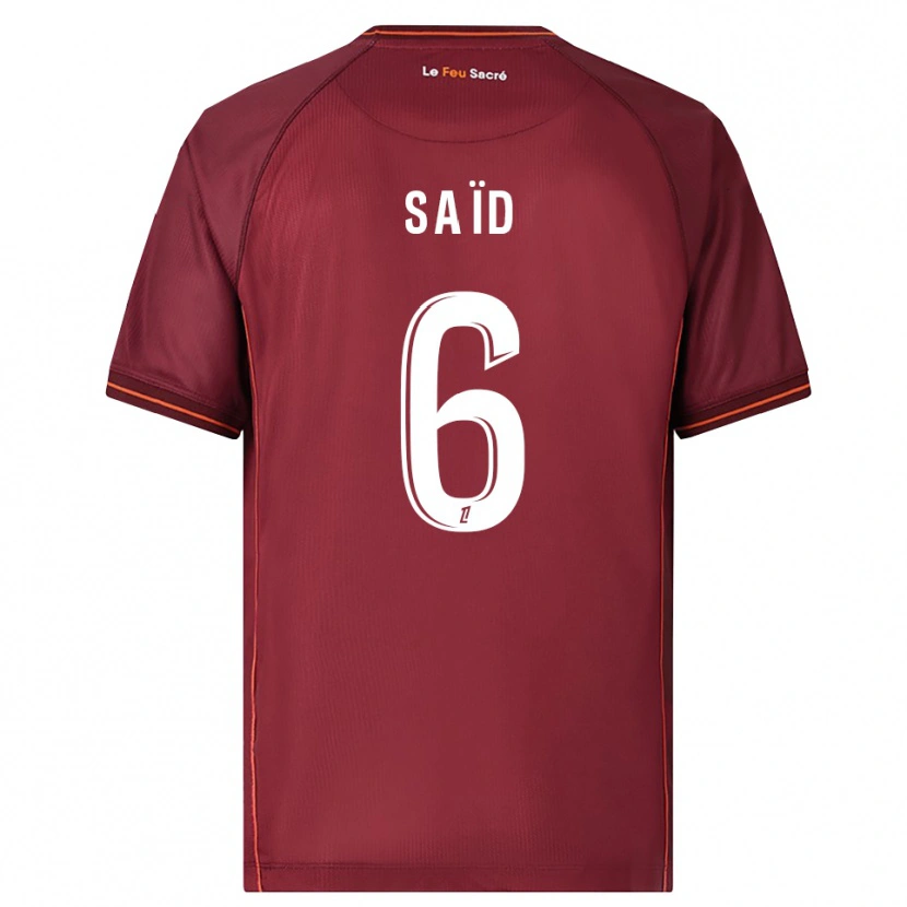 Danxen Dámské Maoulida Saïd #6 Burgundská Bílá Domů Hráčské Dresy 2025/26 Dres