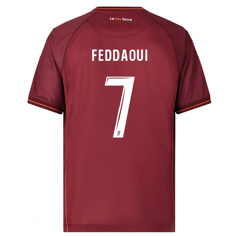 Danxen Dámské Leina Feddaoui #7 Burgundská Bílá Domů Hráčské Dresy 2025/26 Dres