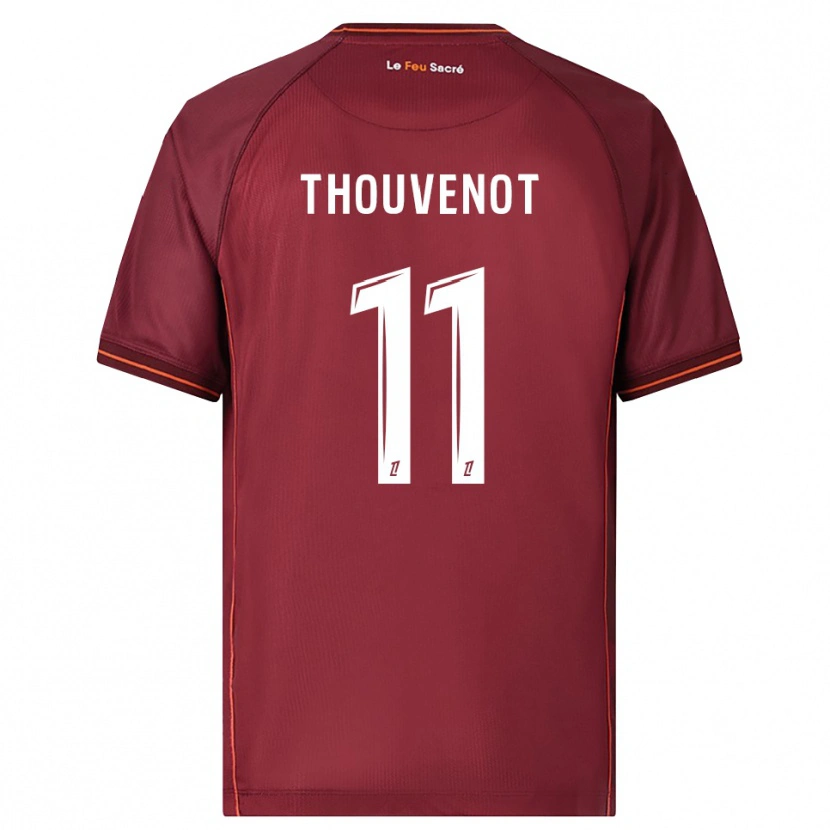 Danxen Dámské Jules Thouvenot #11 Burgundská Bílá Domů Hráčské Dresy 2025/26 Dres